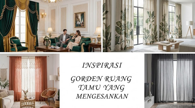 Inspirasi Gorden Ruang Tamu yang Mengesankan untuk Tamu“